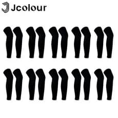 Jcolour Kit 10 Pares CANELITO Meia De Proteção Para Perna Futebol Suporte Profissional Unisex