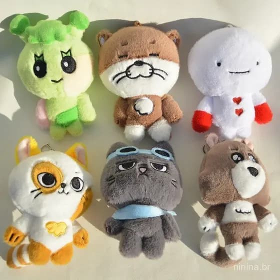 Boneco de Pelúcia de Ídolo Kpop BOYNEXTDOOR, Brinquedos de Pelúcia BBNEXDO, Chaveiro