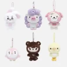 Kpop Idol EXO Boneca De Pelúcia Chaveiro Bolsa Concerto EXOMINI Brinquedos Pingente De Cura
