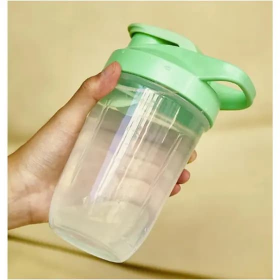 Garrafa Misturadora de Proteínas CHNLML 400ML/16Oz com Bola Misturadora para Shake de Proteínas, Garrafa com Bola de Mis