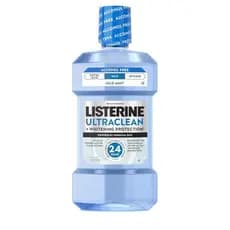 Listerine Ultraclean Alcohol-Free Mild Mouthwash + Whitening Protection*, Alcohol Free Tartar Control Oral Rinse Provide