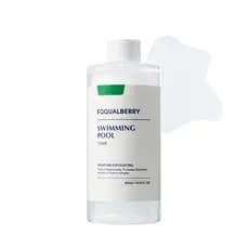 Tônico para Piscina EQQUALBERRY - Tônico Coreano para Esfoliação Diária e Hidratação Profunda com Protease Enzimática Na