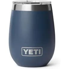 Copo Térmico YETI Rambler de 10 oz com Revestimento Cerâmico para Vinho, Azul Marinho VUKK