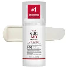 Protetor Solar Facial EltaMD UV Clear SPF 46, Protetor Solar Sem Óleo com Óxido de Zinco, Recomendado por Dermatologista