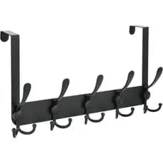 Ganchos para Pendurar na Porta, Suporte para Pendurar, Suporte para Toalhas de Banheiro com 15 Ganchos para Casacos, Org