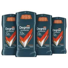 Desodorante Antitranspirante Degree Men Adventure para Homens com Tecnologia MotionSense 2,7 oz, Pacote com 4 UDUC
