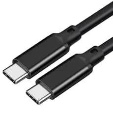 Cabo de Vídeo USB 3.2 Gen 2X2 de 240W para Transferência de Dados e Conexão de Monitor para Lepow Z1 15.6 In, InnoView,