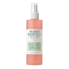 Spray Facial Mario Badescu com Aloe, Ervas e Água de Rosas para Todos os Tipos de Pele, Névoa Facial que Hidrata, Rejuve