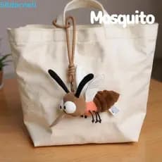 Brinquedo De Inseto Mosquito DARNELL , Pingente De Pelúcia De 14 Cm Engraçado , Chaveiro Recheado De Desenho Animado