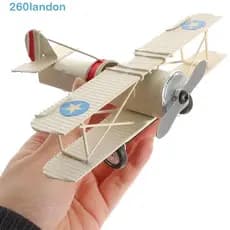 Modelo De Avião Vintage LANDON , Ornamentos De Aeronaves De Coleção Em Miniatura , Modelos De Metal Delicados De Ferro R