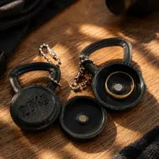 Chaveiro Porta Aliança KettleBell Magnético