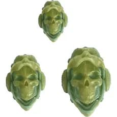 Capacete de Caveira Mecânico Removível Impresso em 3D, Máscara Mecânica Abrível em 3D, Caveira Mecânica Interativa Criat