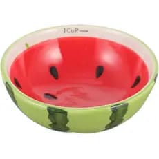 Tigela de Cerâmica Kichvoe de 5,1 Polegadas com Design de Frutas em Estilo Cartoon, Prato para Servir Frutas, Petiscos e