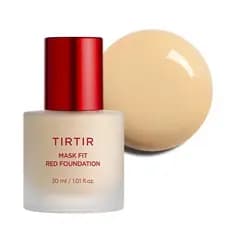 Máscara TIRTIR Mask Fit Red FoundationㅣCobertura Impecável de Longa Duração, Essência Energética, Leve, Hidratante, Disf