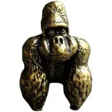 Artesanato em Latão, Pingente de Cobre Puro, Ornamentos de Cobre, Mascote de Exorcismo, Latão Sólido Puro, Ornamento par