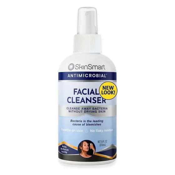 SkinSmart Limpador Facial Antimicrobiano para Acne e Imperfeições; Fórmula de Ácido Hipocloroso Combate Bactérias para R