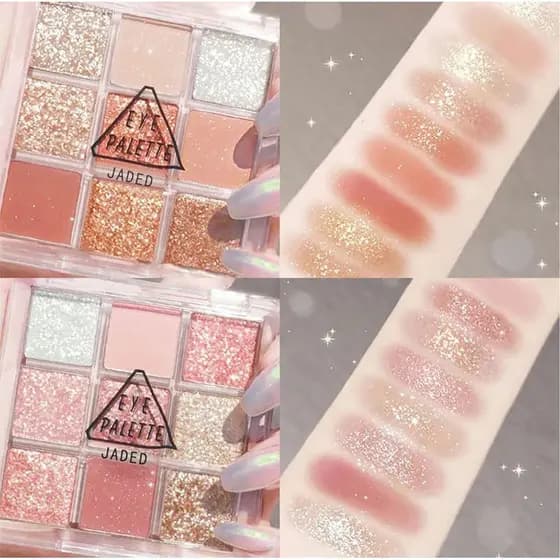 Lovelycat Paleta de Sombras para Olhos, Maquiagem, Paleta de Sombras Vermelhas, Bastões de Sombra para Olhos, Acabamento