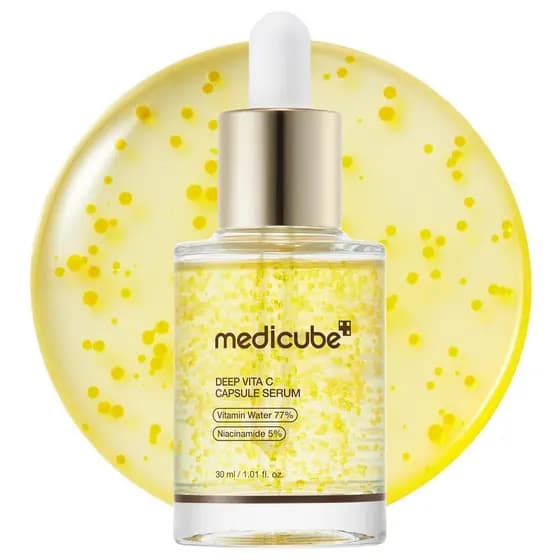 Sérum em Cápsulas de Vitamina C Profunda Medicube |   Sérum Hidratante de Vitamina C, adequado para pele opaca e irregul