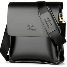Bolsa transversal masculina, bolsa mensageiro de couro, carteira feminina e masculina para viagens e negócios. |   Couro