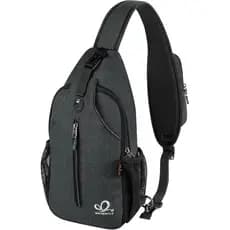 Mochila Transversal WATERFLY, Bolsa de Ombro, Mochila de Viagem, Mochila de Caminhada, Bolsa de Peito