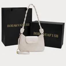 Bolsa de luxo feminina de design francês de alta qualidade, nova tendência de verão 2021, bolsa de ombro e transversal e