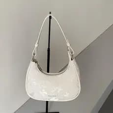 Crescent novo estilo High-End nicho Commuter axila pedido bolsa mensageiro de ombro