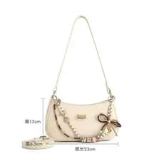jacky&Kitty nova bolsa de ombro para mulheres 2026, nova bolsa em formato de meia-lua, elegante e versátil, para usar no