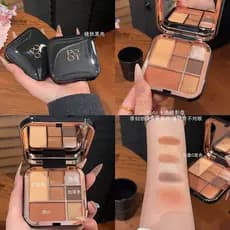 A Paleta de Sombras POTO Seven-Color é uma paleta multifuncional com acabamentos matte e cintilantes que não desbota.