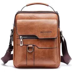 Bolsa mensageiro para homens, bolsa transversal, bolsa de ombro, pequena bolsa de ombro vintage em couro PU, bolsa trans