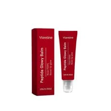 Bálsamo Peptídico Glowy, Tratamento Labial Rose PDRN com Óleo de Jojoba e Extrato de Rosa, Hidratante e Iluminador, 0,35