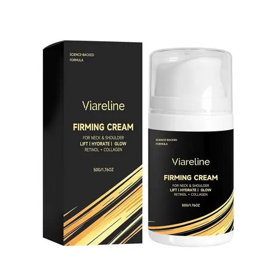 Creme Firmador para Pescoço e Ombros com Retinol, Colágeno e Glicerina, Hidratante, 1,76 oz