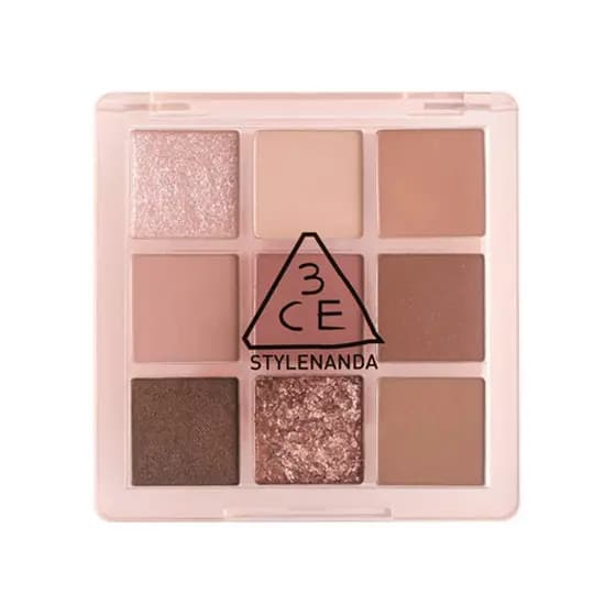 Paleta de Sombras Multi-Eye 3CE Transparente Quente e Frio # Algumas Sombras de Olhos DEF 9 Colors Peal Glow Staylenanda