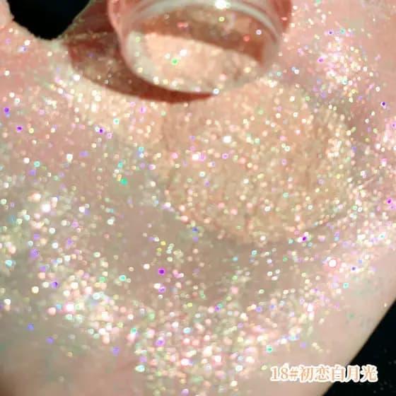 xixi Dreamland Pó Iluminador Transparente e Brilhante, Perolado e Cintilante, Iluminador Naturalmente Radiante para Somb