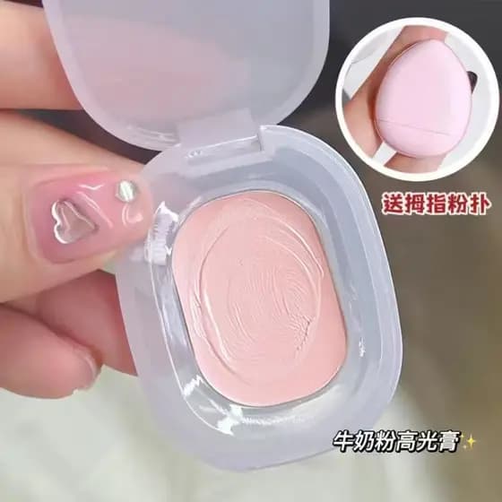 Pure Desire Bang Bang Milk Powder Highlighter Cream: Acabamento Matte, Ilumina Recantos Faciais, Disfarça Imperfeições,