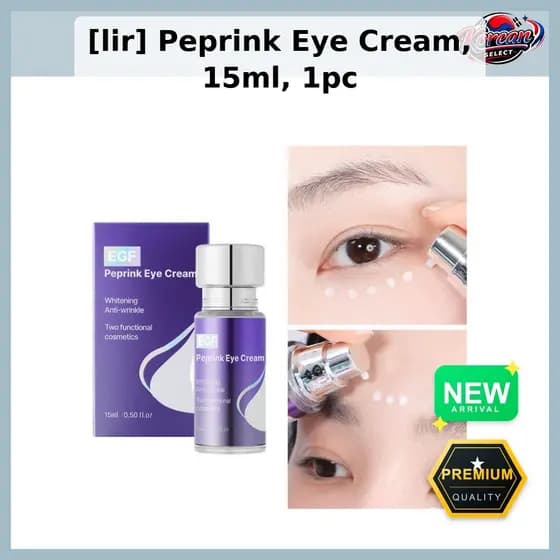 [lir] Creme Para Os Olhos Peprink , 15ml , 1 Unidade/Coreano/Tratamento Olheiras/100 % Autêntico Da KoreanSelect