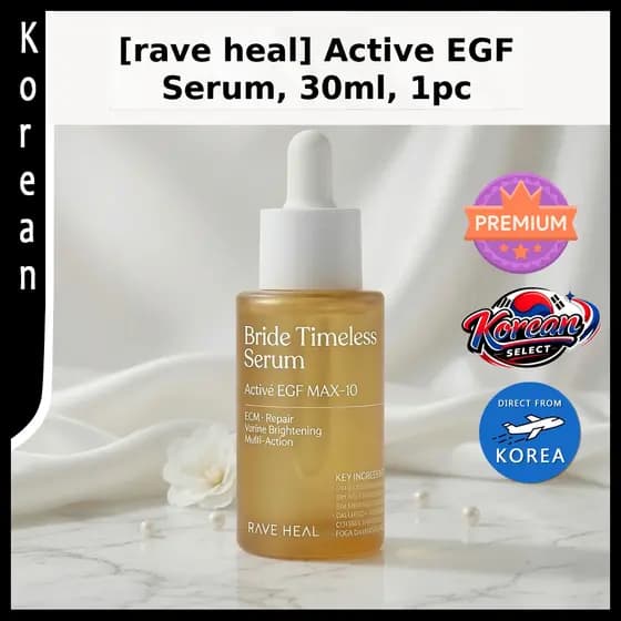 [Melhor item] [rave Cura] Soro Facial 30ml | Cuidados Diários Com A Pele Fórmula Leve Fabricado Na Coreia
