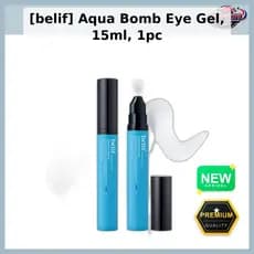 [belif] Aqua Bomb Eye Gel , 15ml , 1 Unidade/Para Os Olhos Coreano/Fórmula Leve/100 % Autêntico Da KoreanSelect