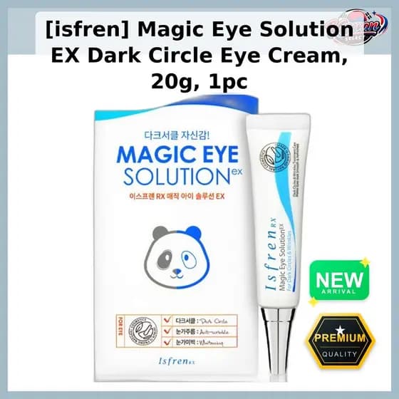 [isfren] Magic Eye Solution EX Dark Circle Cream , 20g , 1 Unidade/Creme Para Os Olhos Coreano/Solução Olheiras Da Korea