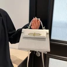 Nova Bolsa Kelly: Bolsa de ombro de alta qualidade, bolsa de mão, elegante e versátil, bolsa transversal requintada para