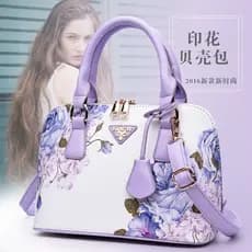 Bolsa Feminina Estampada da Moda Europeia e Americana, Bolsa de Ombro Único Transversal Clássica FD96897706