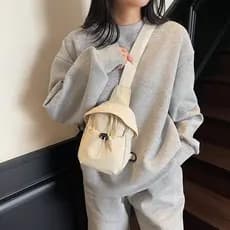 Mini bolsa de peito para mulheres, bolsa para celular, bolsa transversal de ciclismo moderna e simples, mochila pequena