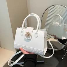 Bolsa feminina 2024, nova bolsa de mão da moda, bolsa de ombro, bolsa transversal, bolsa pequena, luxo leve, elegante, ú