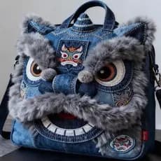 Nova Mochila de Dança do Leão 2026, Estilo Étnico, Bolsa Transversal Moderna, Bolsa Criativa de Alto Valor para Saudaçõe