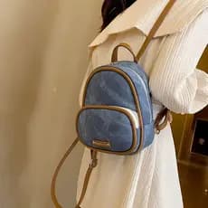Mochila Simples e Moderna para Outono/Inverno 2023, Bolsa de Passeio Fashion, Design Exclusivo, Bolsa Casual para o Dia