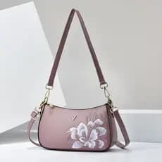 Nova bolsa transversal de ombro único, bolsa transversal feminina, bolsa bordada de grande capacidade, bolsa feminina el