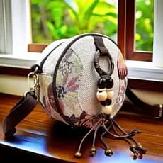 Bolsa para celular de tela grande, estilo étnico de Yunnan, de ombro único, transversal, casual, leve, versátil, em algo