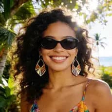 Óculos de sol europeus americanos femininos de alta qualidade óculos de sol Anti-ultravioleta