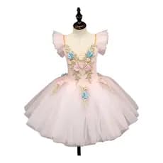 Fantasia De Vestido De Balé Feminino Para Performance YFFK