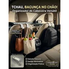 Suporte para Cabeceira de Carro – Gancho Organizador Multiuso