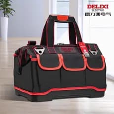 Bolsa de Ferramentas Delixi, Bolsa de Ferramentas para Eletricista, Bolsa de Ferramentas de Lona, Bolsa de Ferramentas M